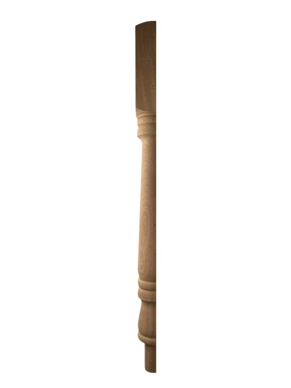 Sapele Turned Georgian HALF Newel Post 90mm x 790mm
