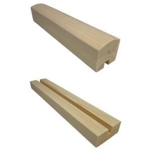 Pine Modern Handrails and Baserails - For Metal Spindles