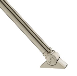 1 x Fusion Brushed Nickel Rake Spindle & Brackets MK2