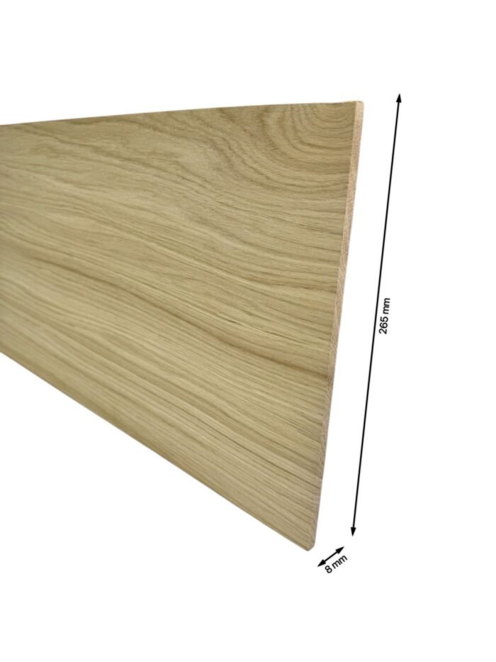 Oak String Cover 265mm x 8mm - In Various Lengths - Image 5