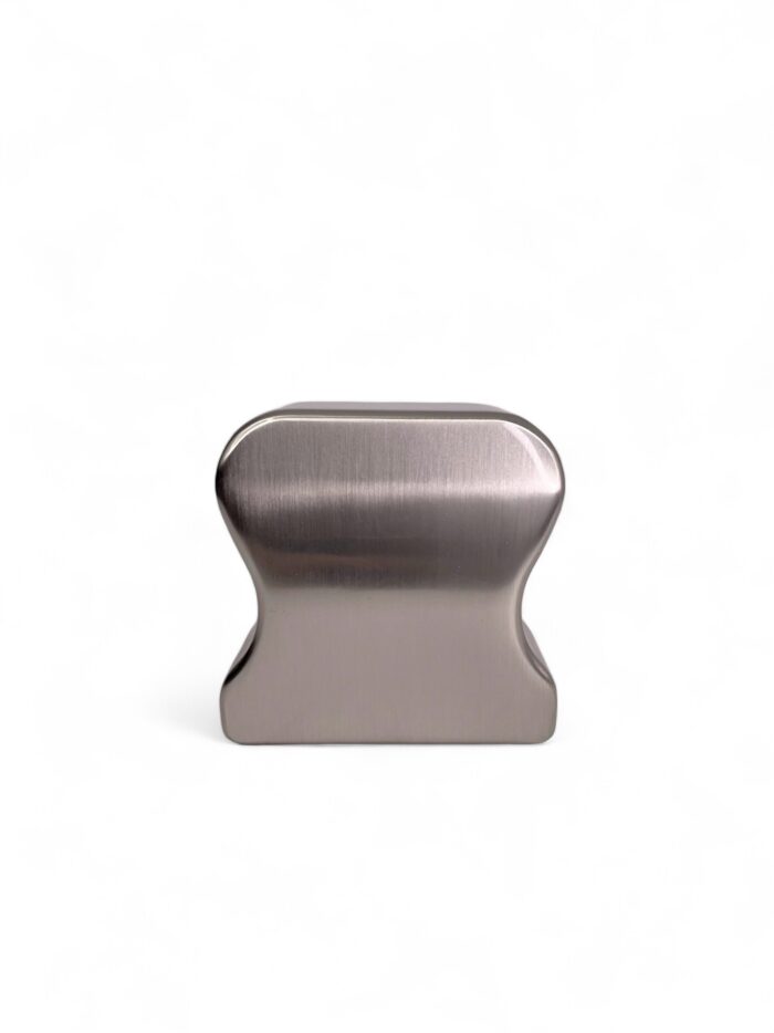 Traditional Brushed Nickel Handrail End Cap - Image 3