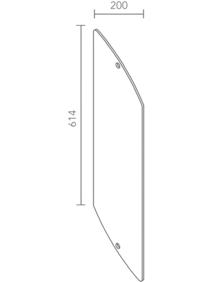 Fusion Glass Rake Panel - Image 2