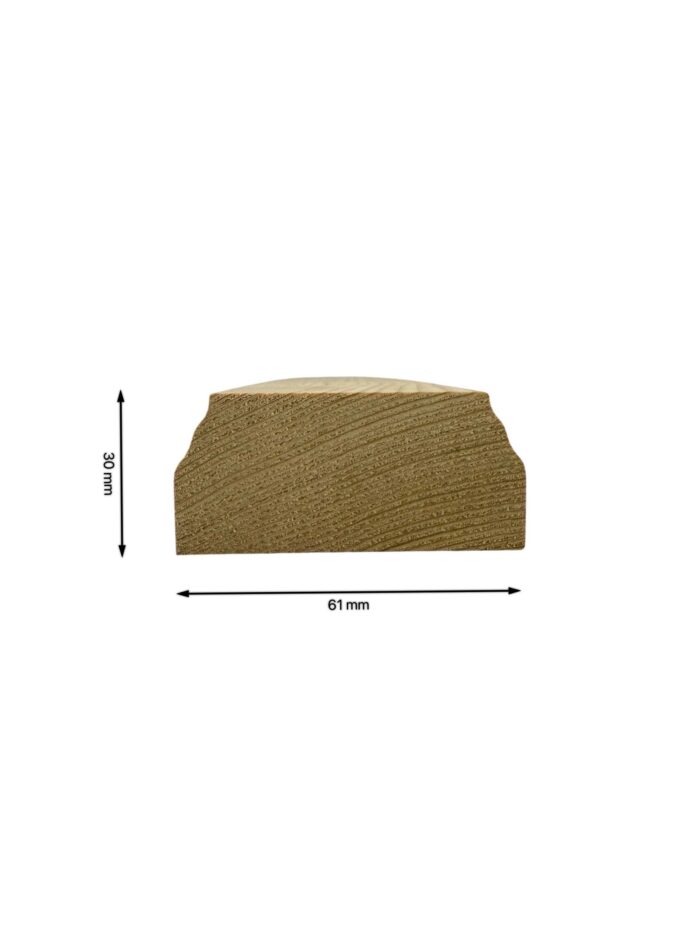 Hemlock Low Profile Handrail and Baserail 32mm - In Various Lengths - Image 9