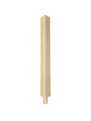 Hemlock Square Spigot Newel Post 70mm x 790mm