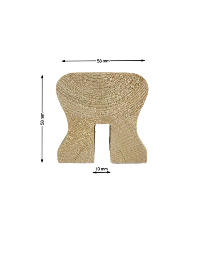 Pine 10mm Glass Handrail and 2-part Baserail - In Various Lengths - Image 3