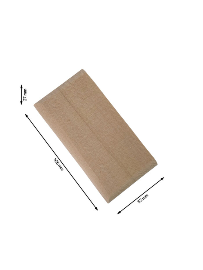 Hemlock 83mm HALF Flat Newel Cap - Image 3