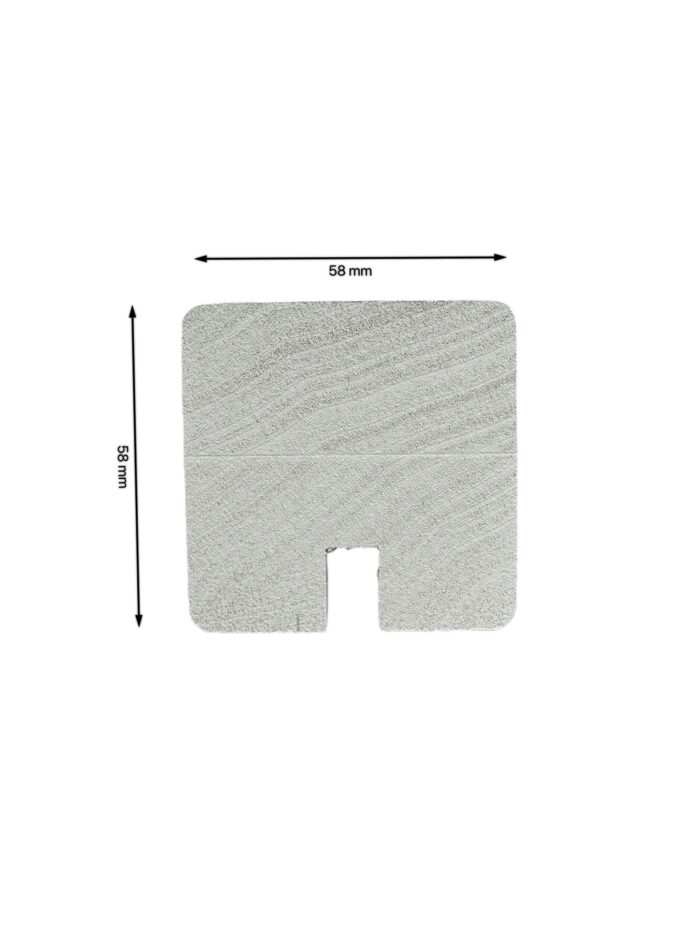 White Primed Square Handrails and Baserails - For Metal Spindles - Image 3
