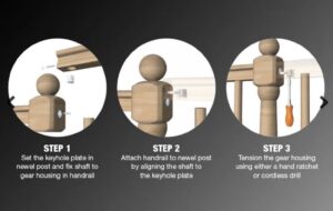 Zipbolt straight slipfix handrail joining system guide