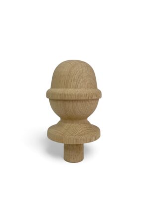 Oak Acorn Newel Cap 90mm
