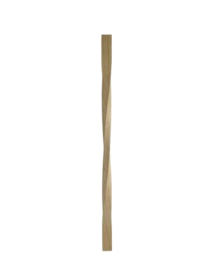 Oak Double Twist Contemporary Stair Spindle 41mm x 900mm