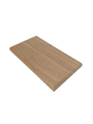 Oak Double Flat Newel Cap 166mm x 83mm