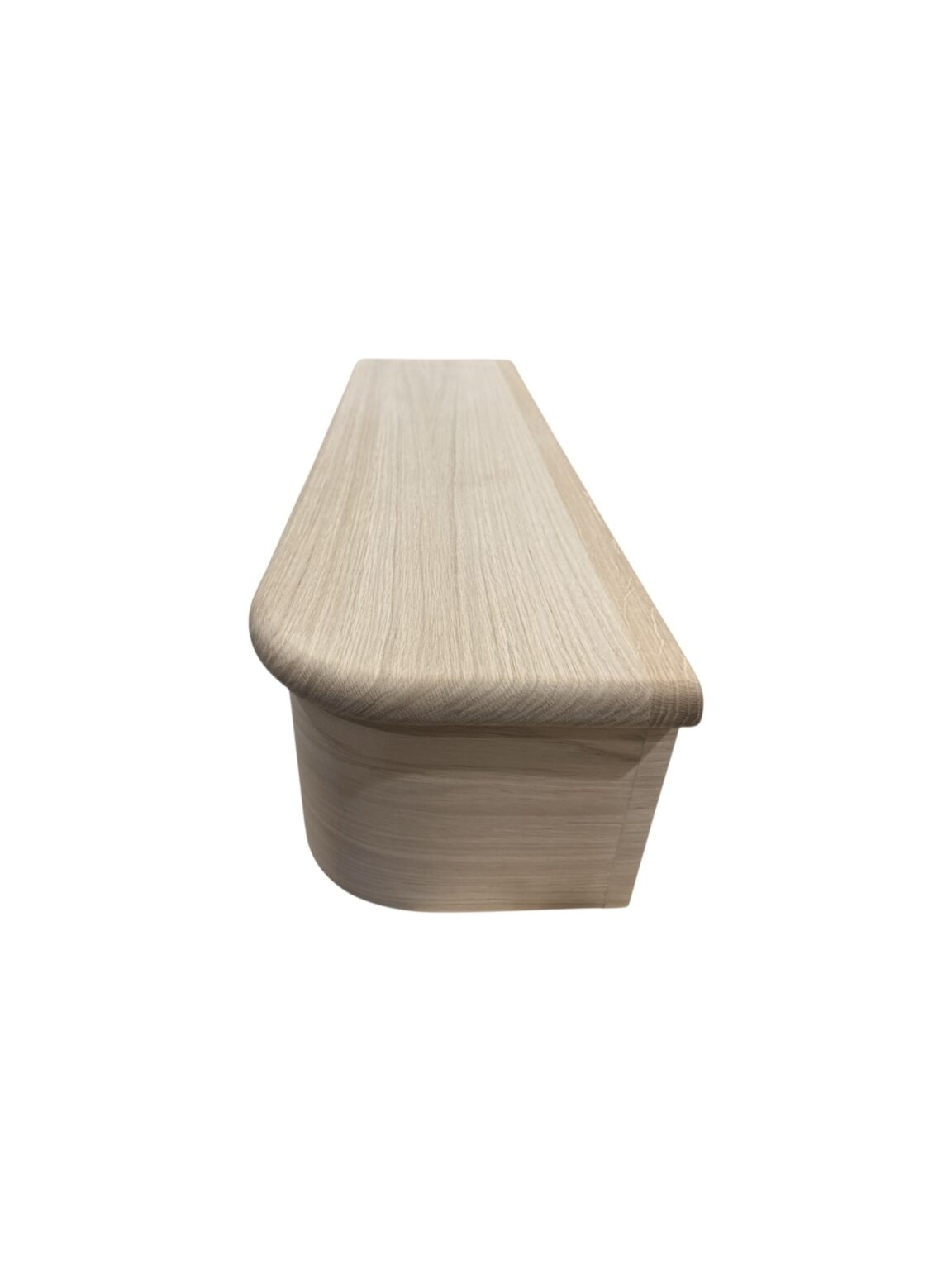Oak Bullnose Tread Right Hand - ShawStairsLtd - Complete Bullnose Tread