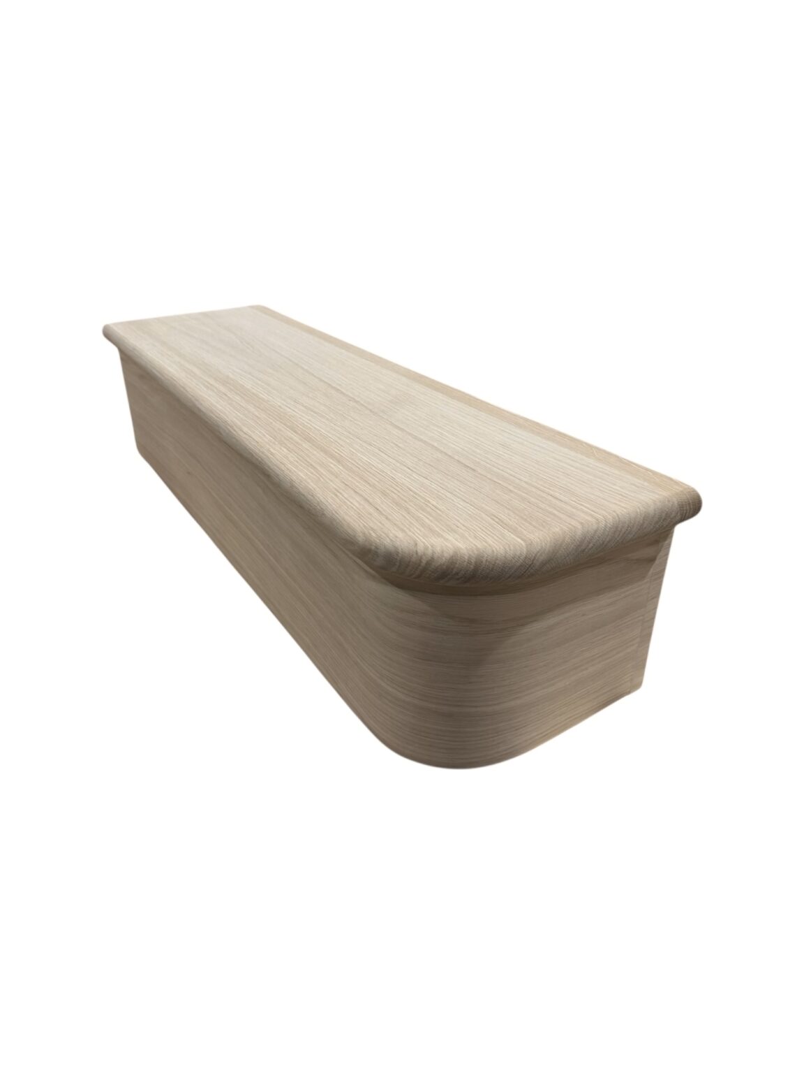 Oak Bullnose Tread Right Hand - ShawStairsLtd - Complete Bullnose Tread
