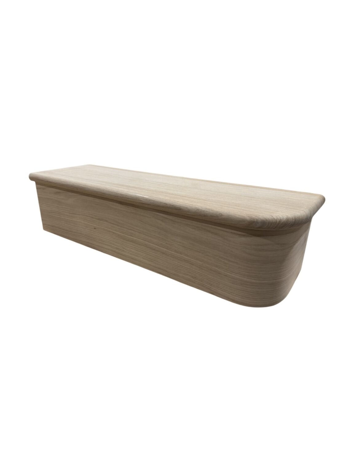 Oak Bullnose Tread Right Hand - ShawStairsLtd - Complete Bullnose Tread