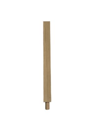 Solution Square Spigot Newel Post 90mm x 1000mm - In Various Timbers