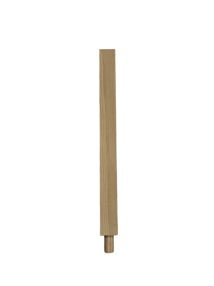 Oak Square Spigot Newel Post 70mm x 1000mm