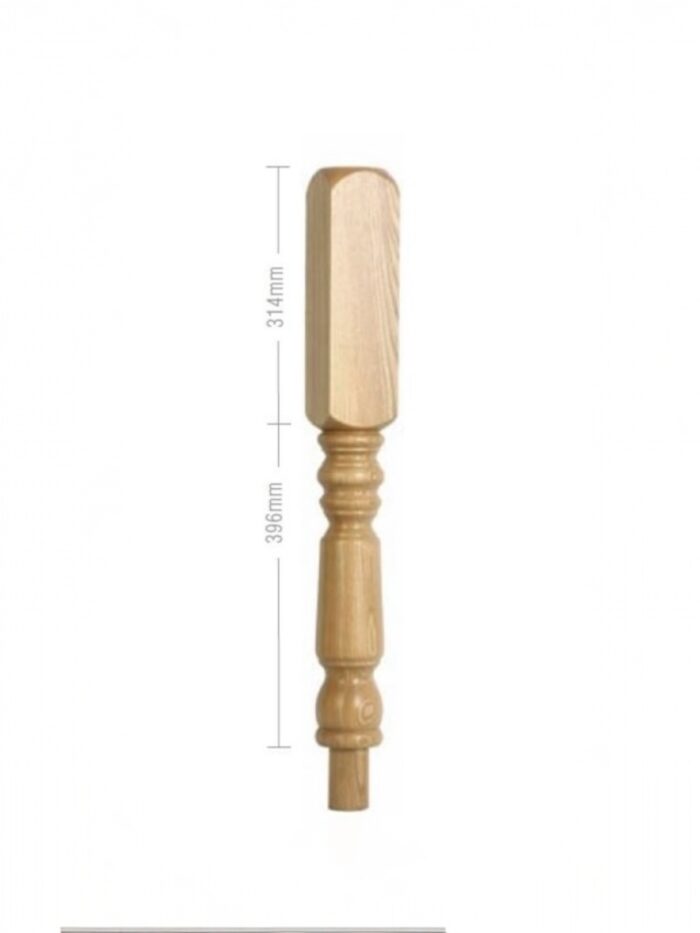 Hemlock Oxford Block Newel Post 90mm x 710mm - Image 2