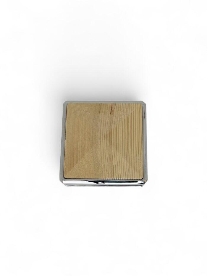 Solution Chrome Newel Post Cap - In Various Timbers - Image 6