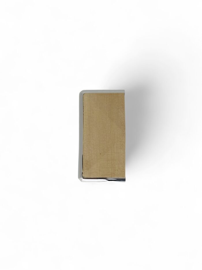 Solution HALF Chrome Newel Cap - In Various Timbers - Image 5
