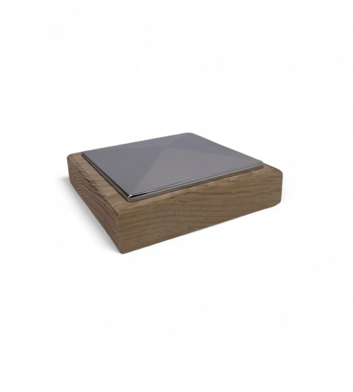 Unique Timber and Metal Newel Cap - In Various Timbers - Image 10