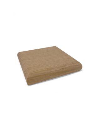 Oak square Flat Newel Cap 70mm