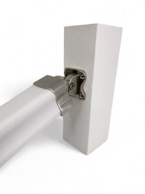 Traditional Brushed Nickel Adjustable Handrail Connector