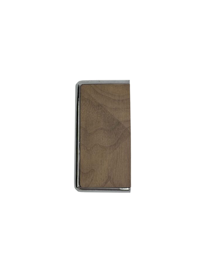 Solution HALF Chrome Newel Cap - In Various Timbers - Image 9