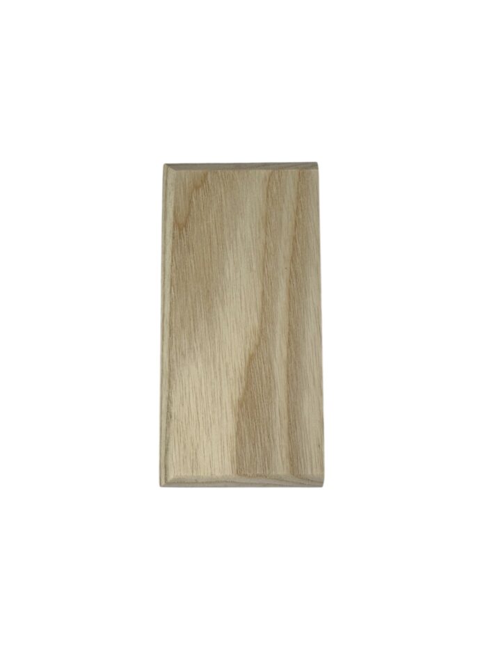 Ash HALF Flat Newel Cap 90mm - Image 3
