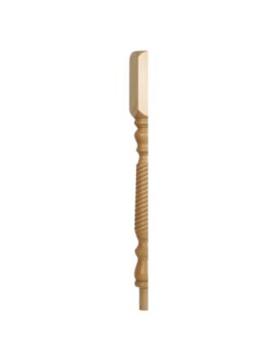 Hemlock Barley Twist HALF Newel Post 90mm x 790mm