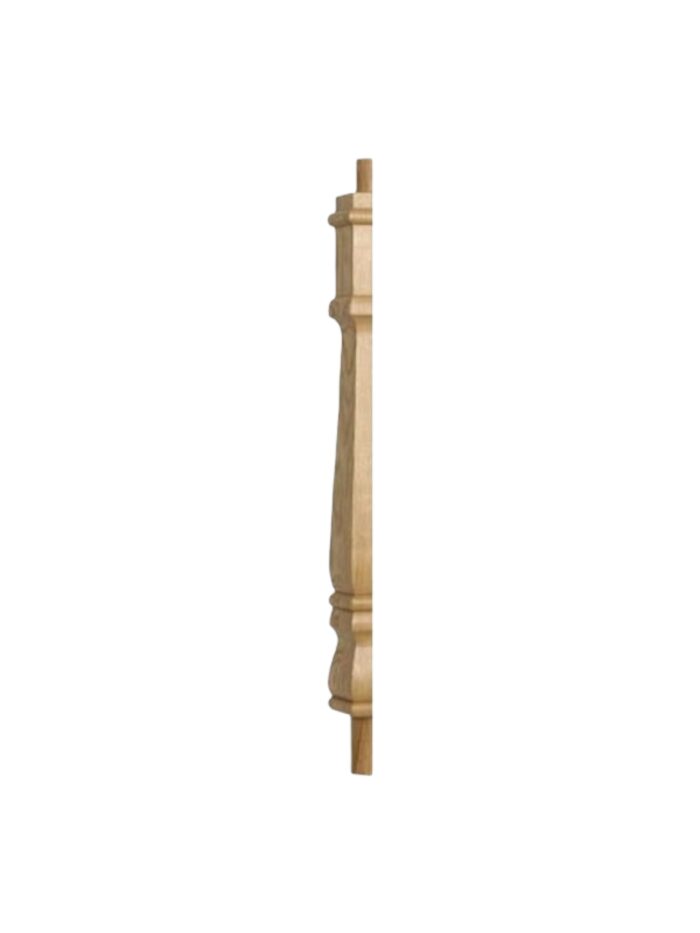 Hemlock Provincial Square HALF Continuous Newel Post 90mm x 675mm
