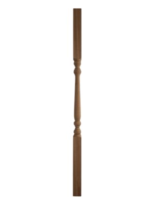 Sapele Turned Colonial Stair Spindle 41mm x 900mm