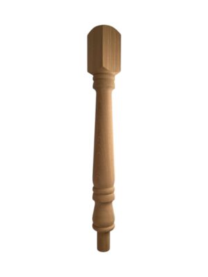 Sapele Turned Georgian Newel Post 90mm x 730mm