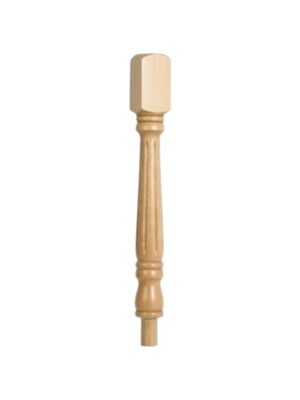 Oak Fluted Georgian Newel Post 90mm x 730mm