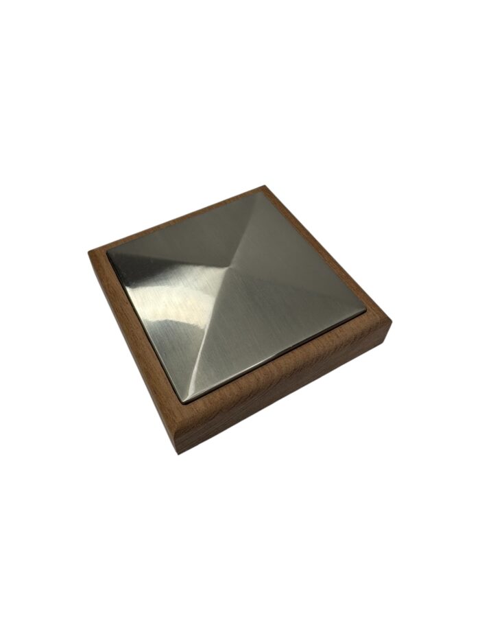 Unique Timber and Metal Newel Cap - In Various Timbers - Image 42