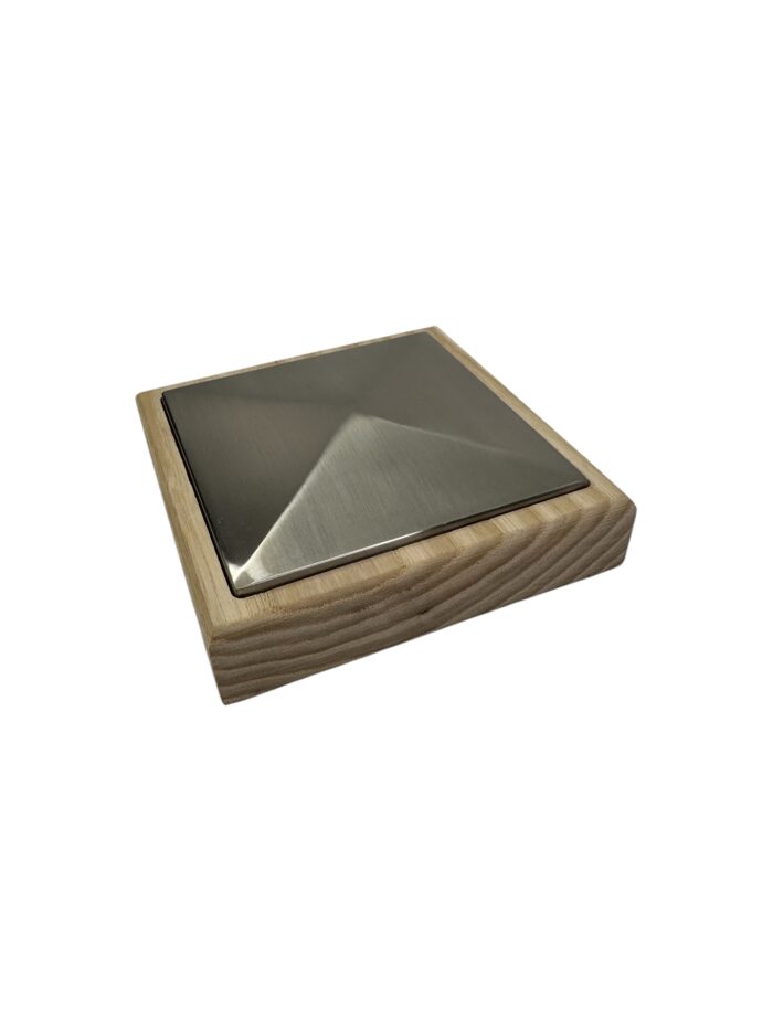 Unique Timber and Metal Newel Cap - In Various Timbers - Image 40