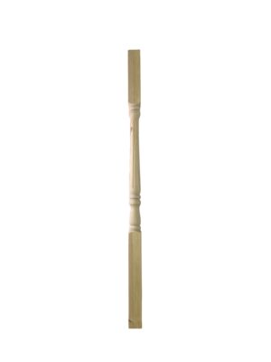 Ash Fluted Georgian Stair Spindle 41mm x 1100mm