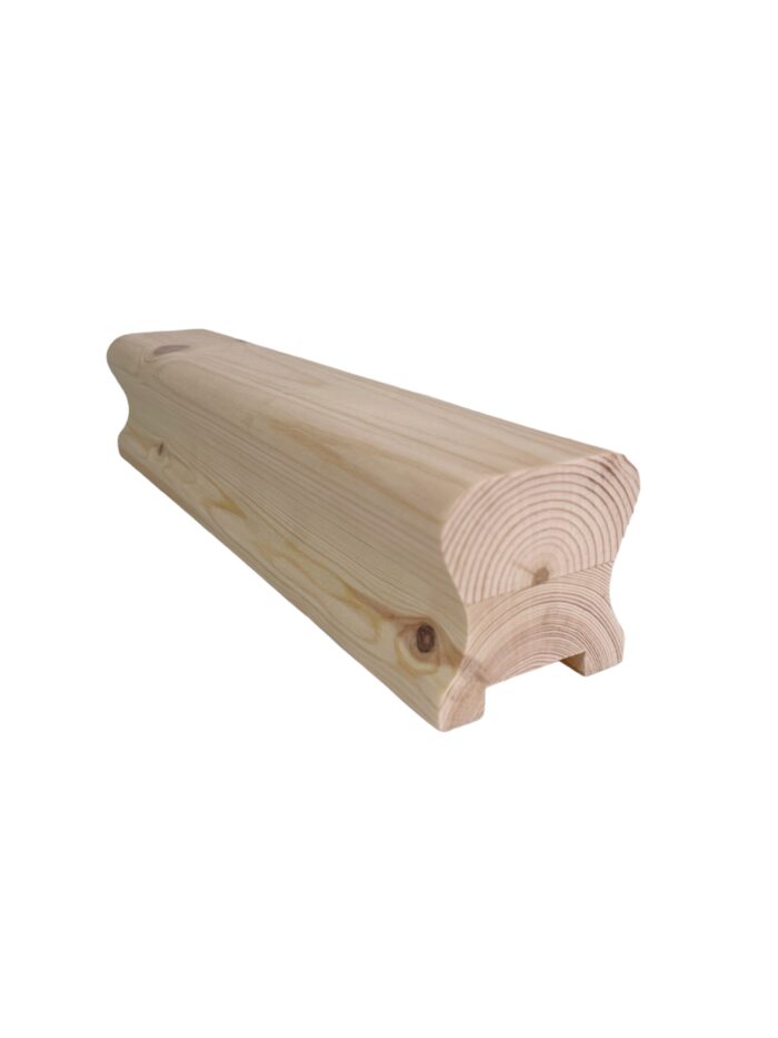 Landing Stair Refurb Kit Pine Handrail Baserail & 32mm Spindles - Image 3