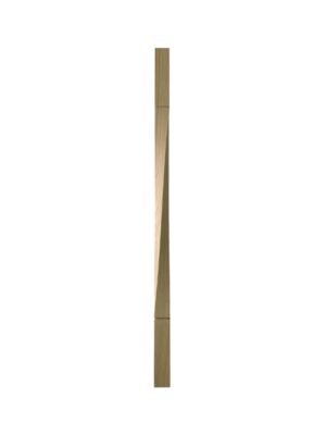 Hemlock Contemporary Raymond Twist Stair Spindle 41mm x 900mm