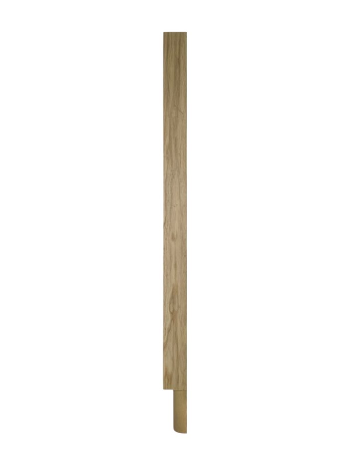 Ash HALF Square Spigot Newel Post 90mm x 1000mm