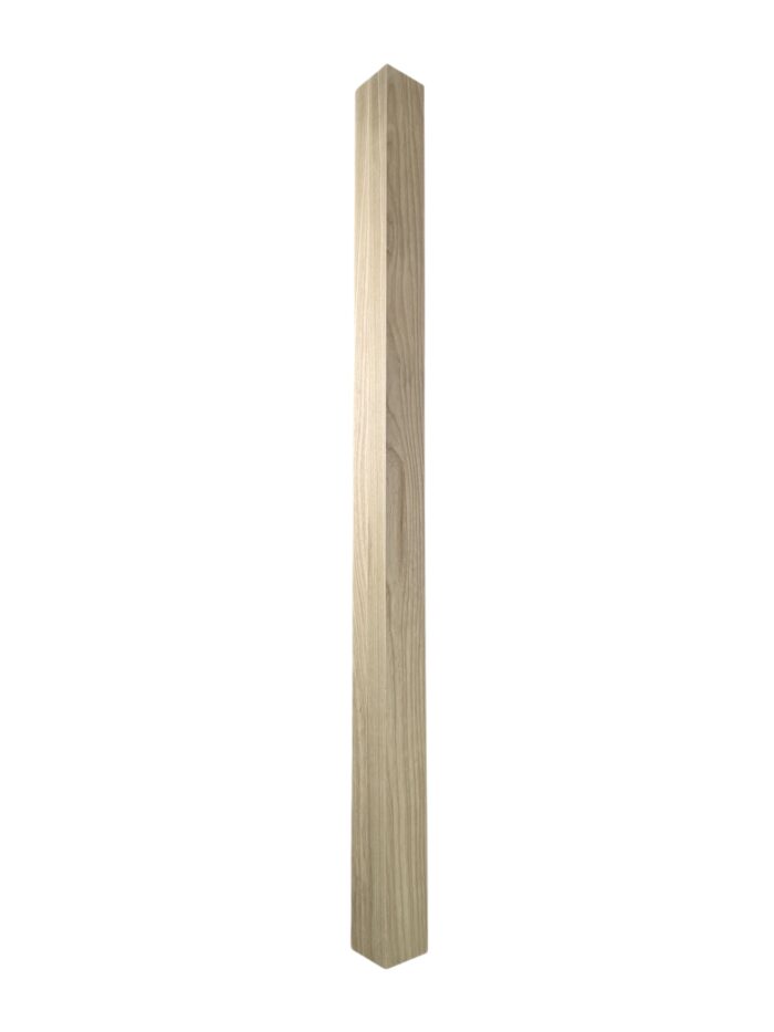Ash Square Newel Post 90mm x 90mm - In Various Lengths