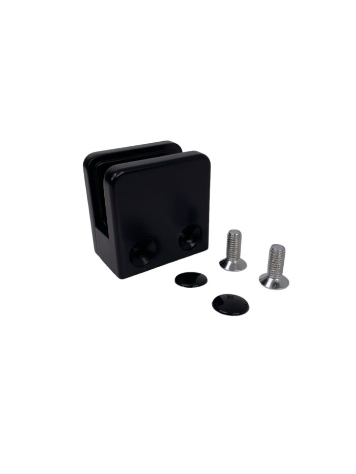 Black Glass Clamp Balustrade Bracket - Image 4