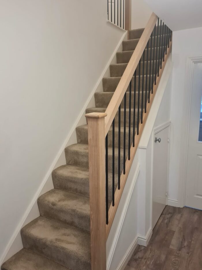 Black Square Metal Stair Spindle - Image 4