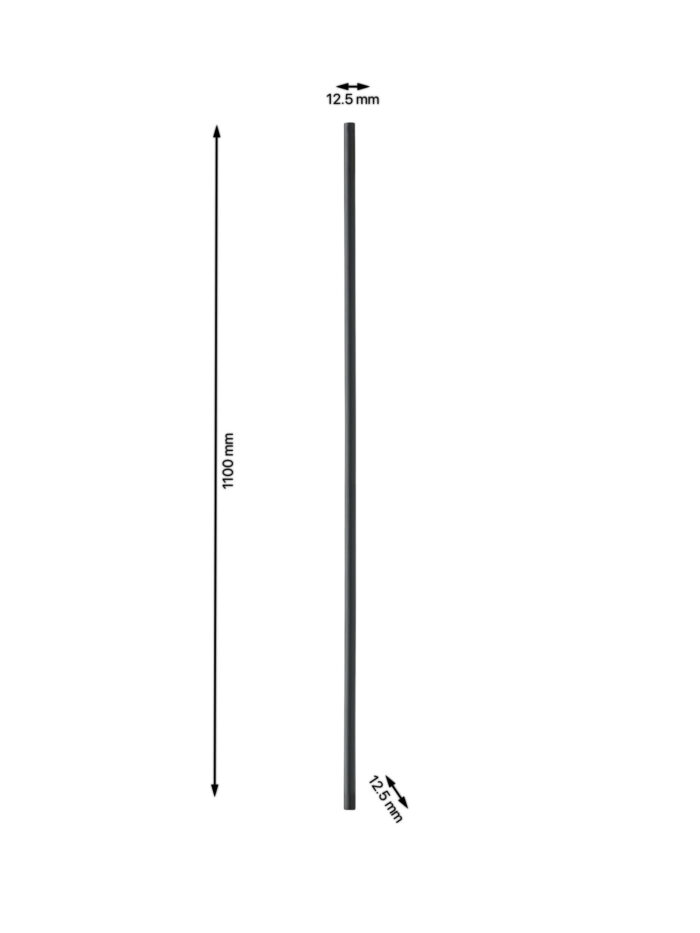 Black Square Metal Stair Spindle - Image 2