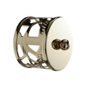 Brass 54mm Filigree End Caps - 2 pack