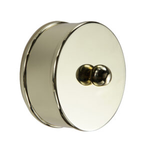 Brass 54mm Medium End Caps - 2 pack