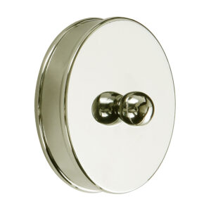 Brass 54mm Short End Caps - 2 Pack