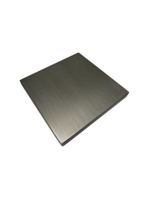 Brushed Metal Square Modern Cap
