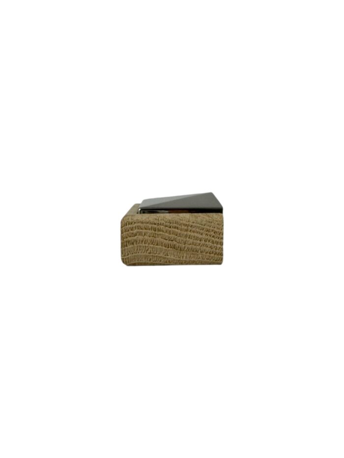 Unique HALF Timber and Metal Newel Cap - In Various Timbers - Image 11