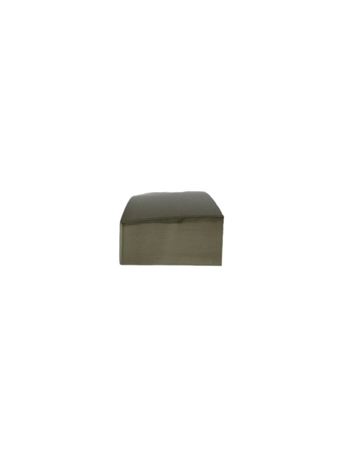 Unique HALF Brushed Nickel Flat Newel Cap - Image 4