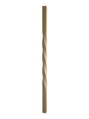 Oak Cotswold Twist Stair Spindle 32mm x 900mm